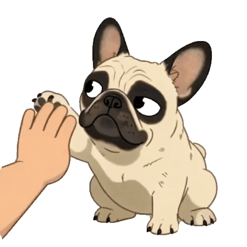 Animated French Bulldog Sticker Pack — 10 GIF Stickers | Instant Digital Download
