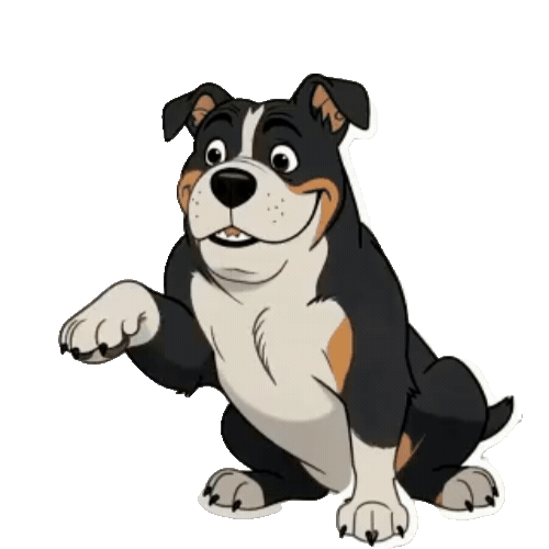Animated Pit Bull Sticker Pack — 10 GIF Stickers | Instant Digital Download