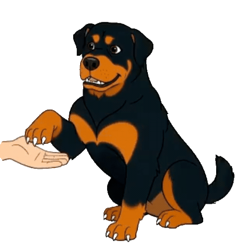 Animated Rottweiler Sticker Pack — 10 GIF Stickers | Instant Digital Download