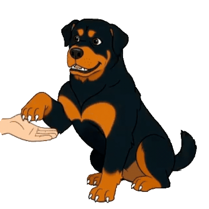 Animated Rottweiler Sticker Pack — 10 GIF Stickers | Instant Digital Download