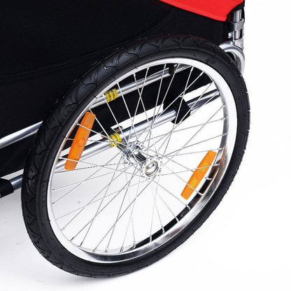 Bike Trailer Cargo Cart for Dogs & Pets - Heavy Duty Weather Resistant