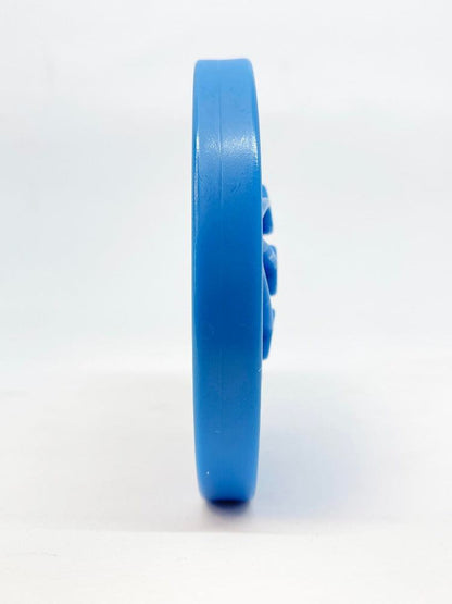 Air Nylon eCoin durable blue dog lick mat enrichment toy side view