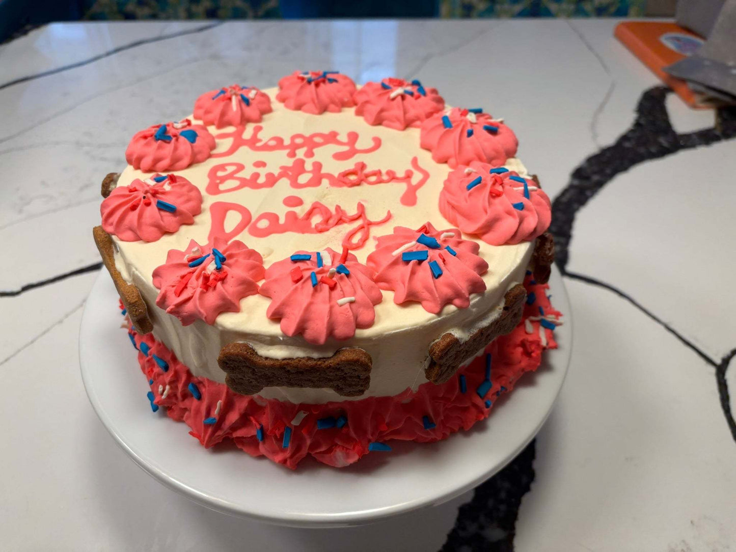 Organic Dog Birthday Cake - Handcrafted, Organic, Festive for Your Pup
