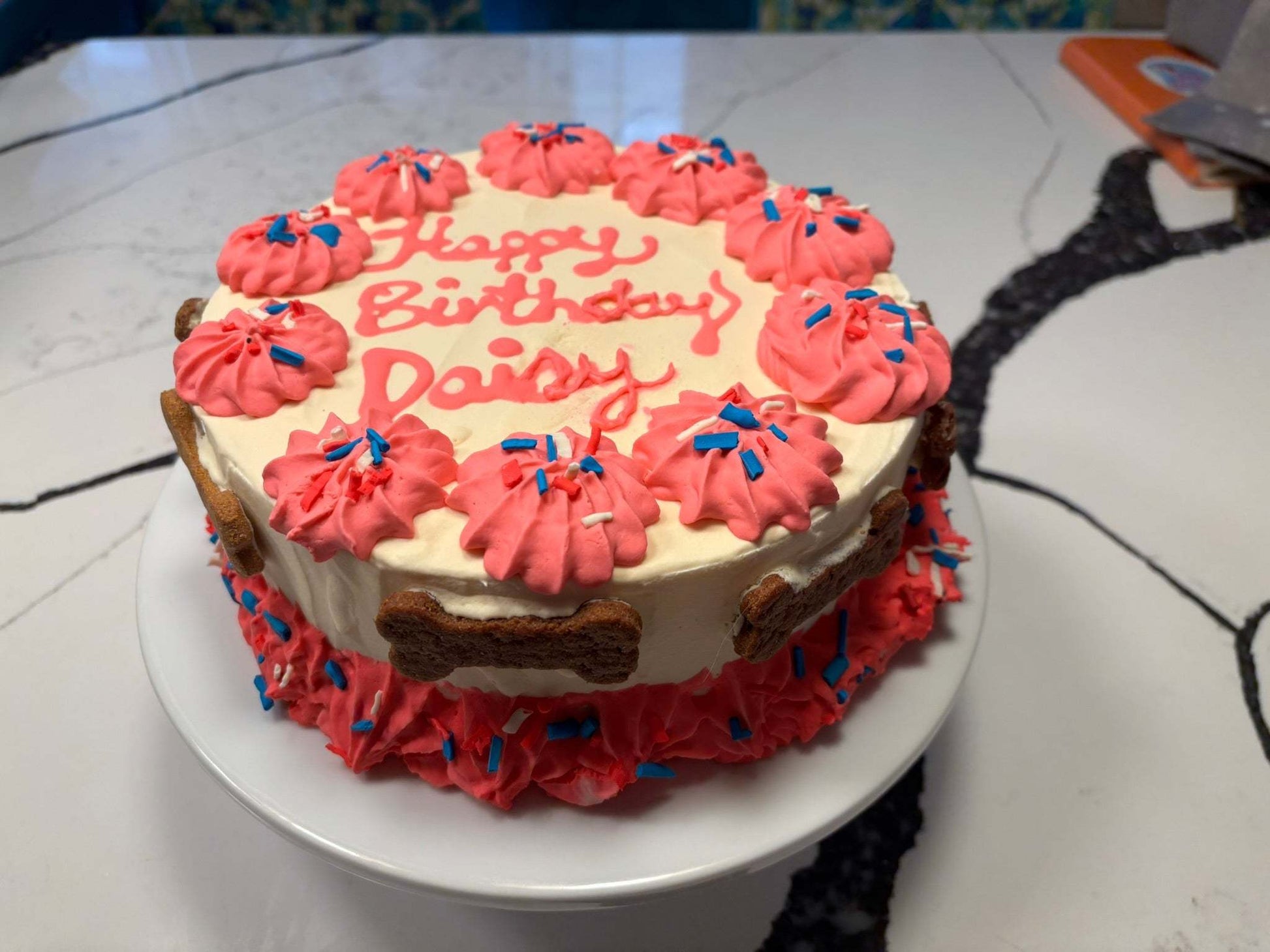 Organic Dog Birthday Cake - Handcrafted, Organic, Festive for Your Pup
