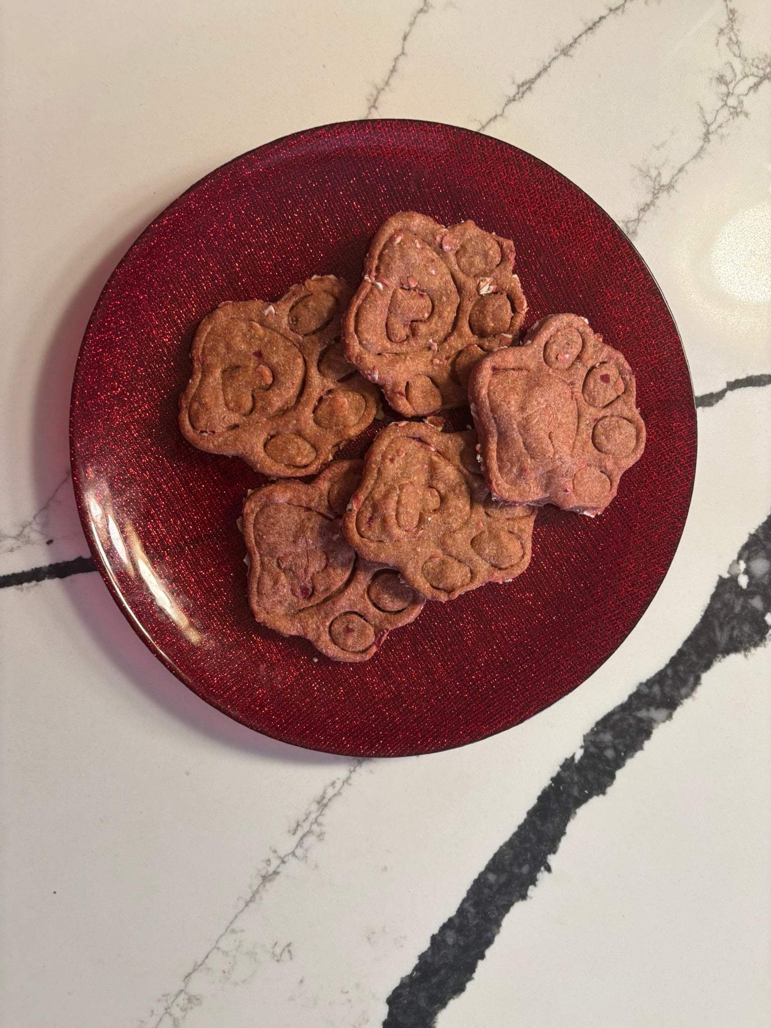 Crunchy Beet-a-licious Paws - Natural Antioxidants Organic Dog Treats 
