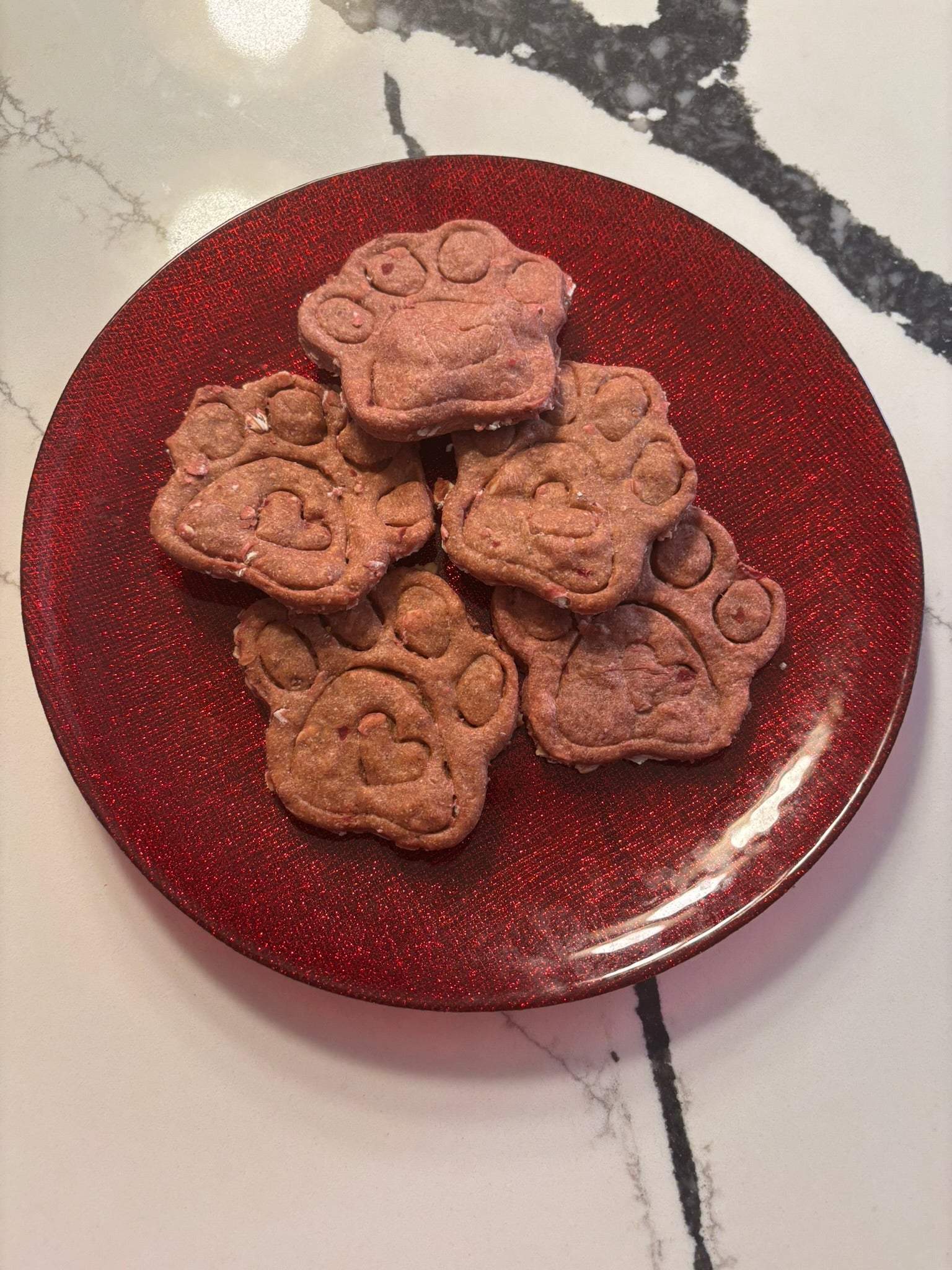 Crunchy Beet-a-licious Paws - Natural Antioxidants Organic Dog Treats 