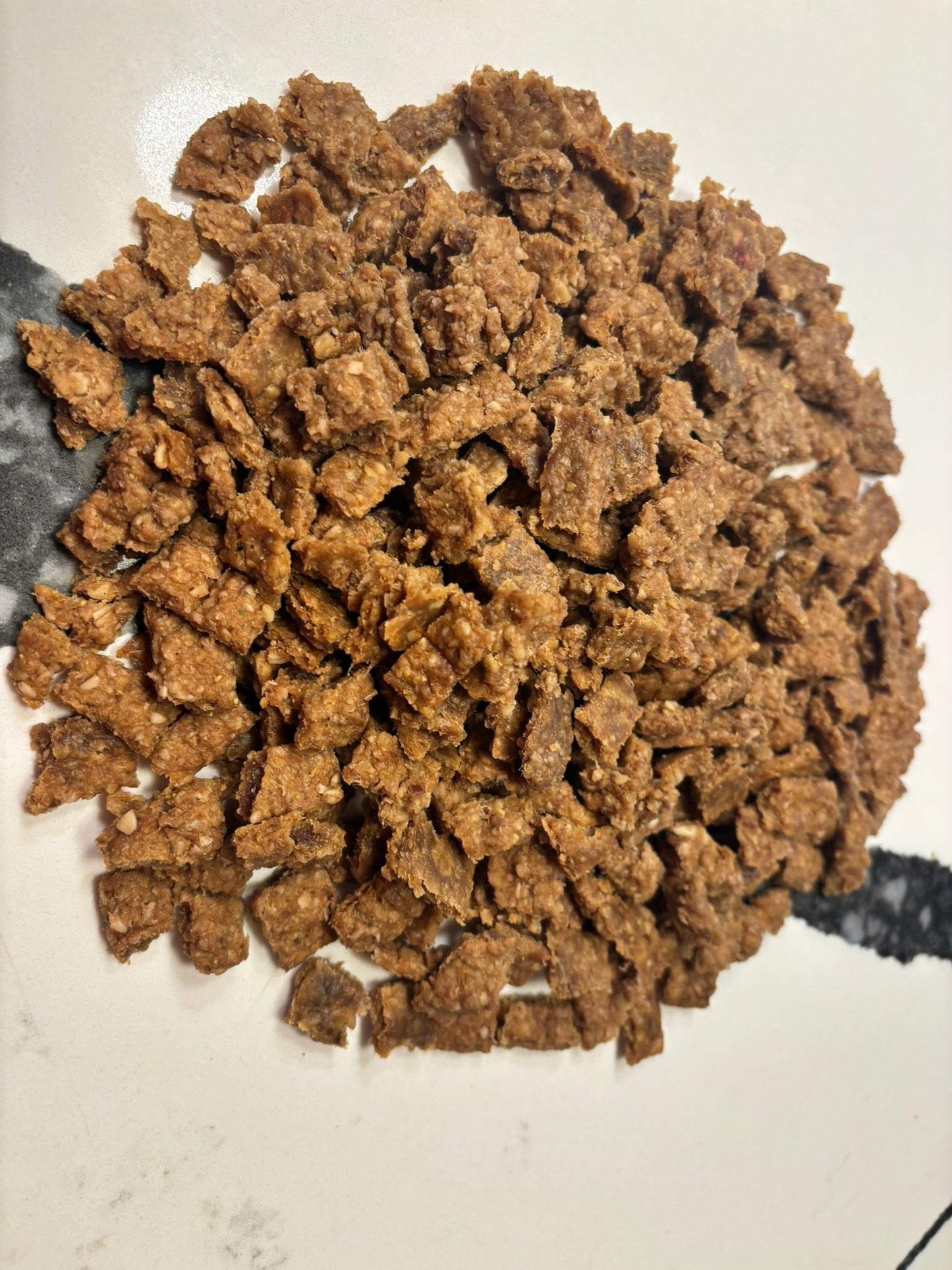 Organic beef dog training treats made with wholesome ingredients, soft and easy to chew training bites for dogs