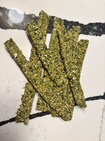 Parsley Mint Breath Treats organic dog fresh breath crunchy snacks