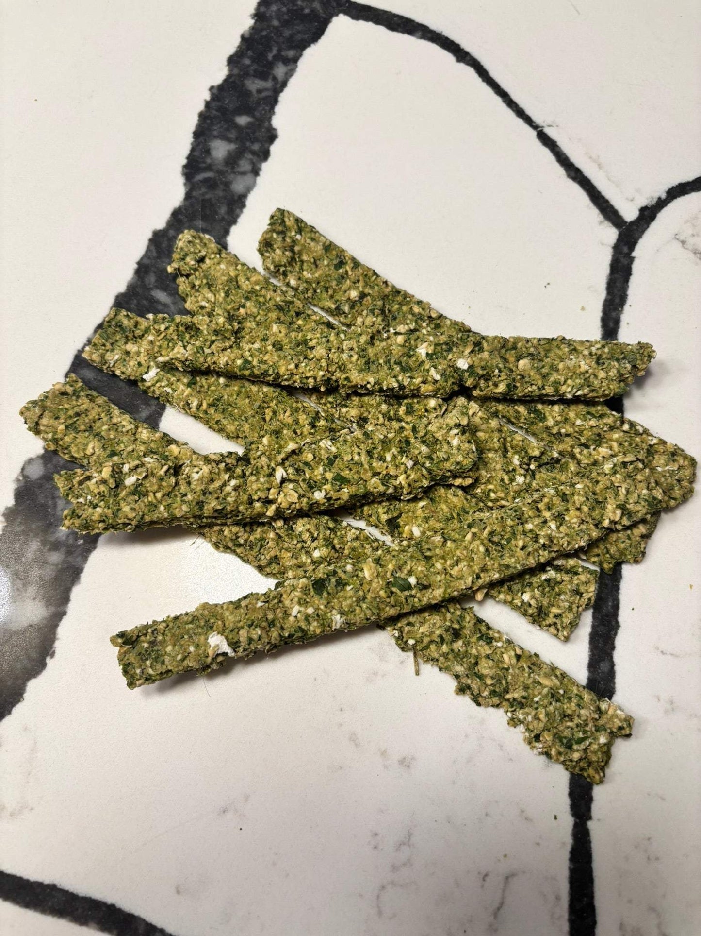 Organic parsley mint breath treats for fresh dog breath and healthy gums