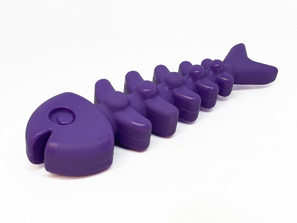 Fish Bone Nylon Dog Toy for Aggressive Chewers | USA Made Durable Chew