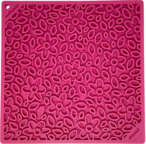 Flower Power eMat - Enrichment Lick Mat for Dogs & Cats | USA Made