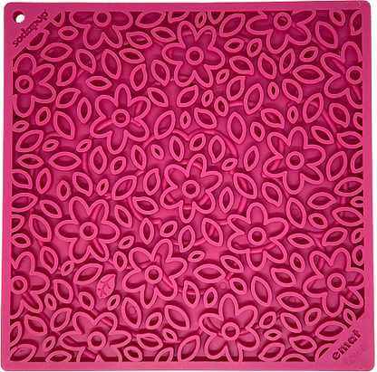 Flower Power eMat - Enrichment Lick Mat for Dogs & Cats | USA Made