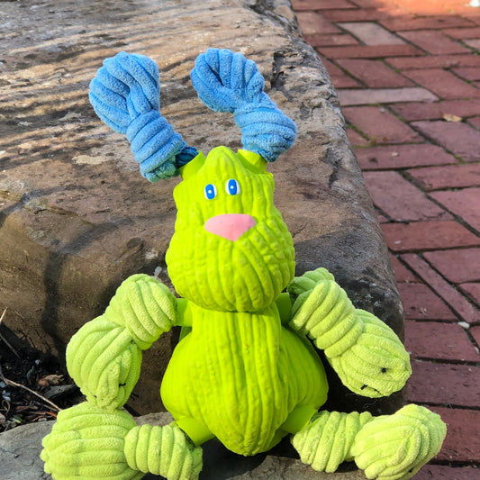 Huggle-Fusion® Bugsy Bunny Plush & Latex Dog Toy
