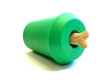 Coffee Cup eDispener Durable Rubber Chew Toy and Dog Treat Dispenser