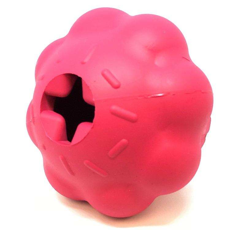 Cupcake eDispenser Durable Rubber Chew Toy & Treat Dispenser for Dogs