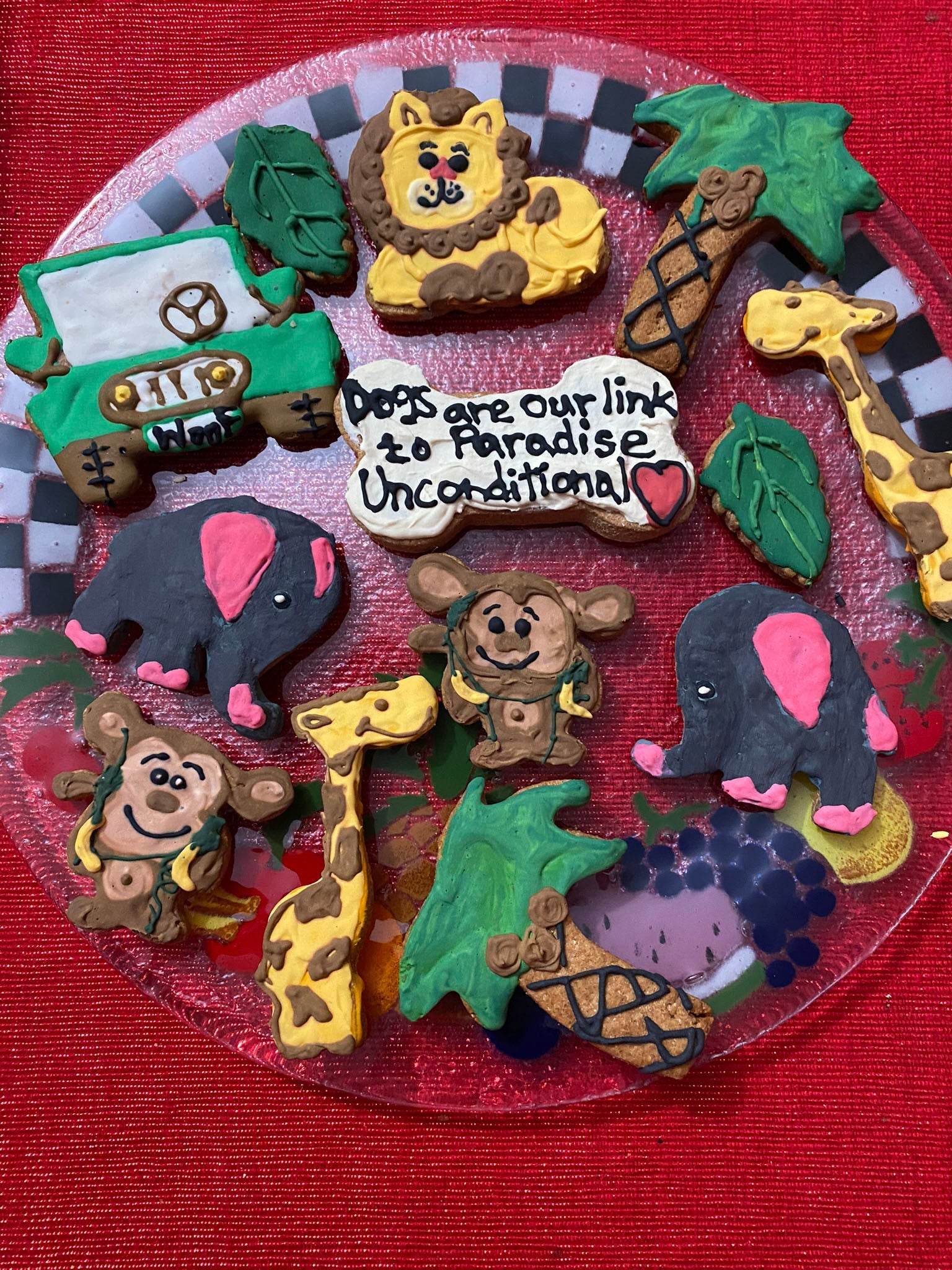 Safari Organic Dog Cookie Box | Organic Doggy Treats in Safari Shapes