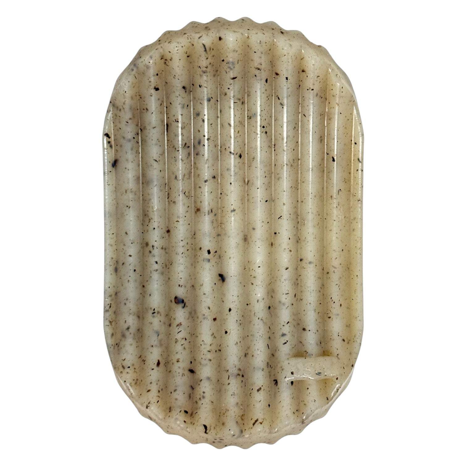 Potato Chip Nylon Chew dog toy with ridged textured surface for aggressive chewers and enrichment licking