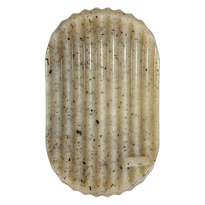 Potato Chip Nylon Chew dog toy with ridged textured surface for aggressive chewers and enrichment licking