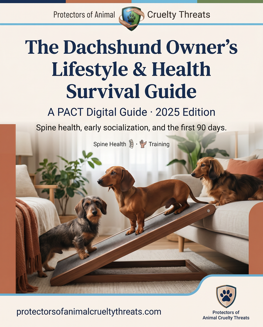 The Dachshund Owner’s Lifestyle & Health Survival Guide 2025 Edition (Instant Digital Deployment)