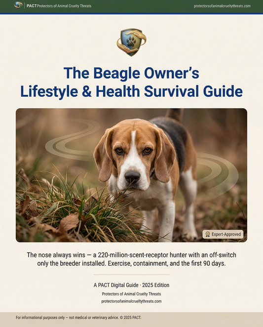 The Beagle Owner’s Lifestyle & Health Survival Guide 2025 Edition (Instant Digital Deployment)