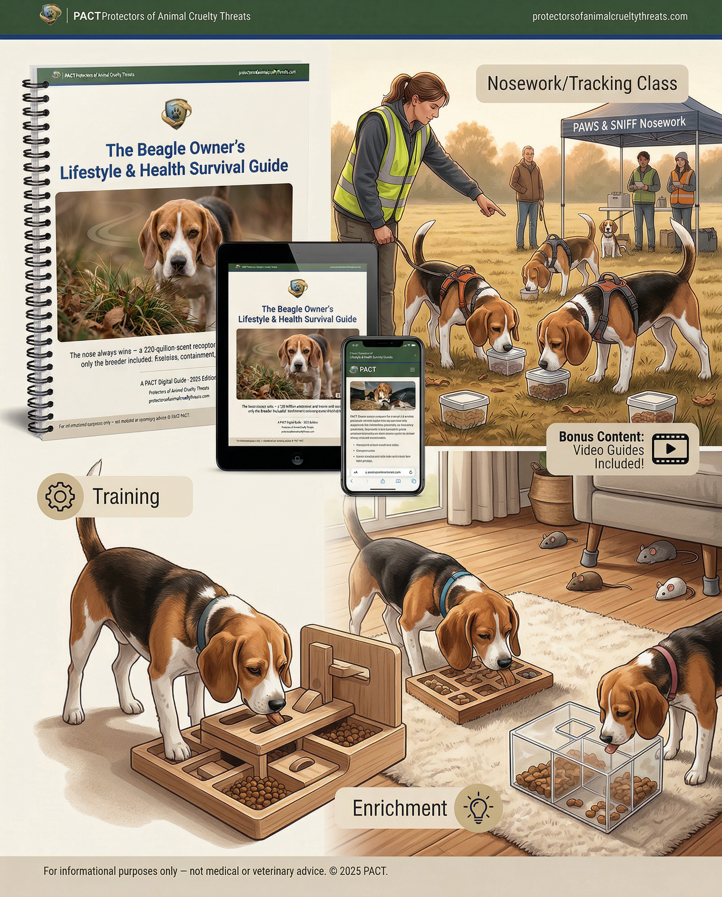 The Beagle Owner’s Lifestyle & Health Survival Guide 2025 Edition (Instant Digital Deployment)
