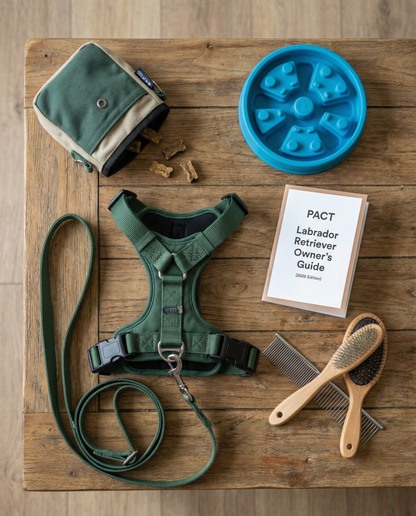 2025 edition of the PACT Labrador Retriever Owner’s Lifestyle & Health Survival Guide digital book cover