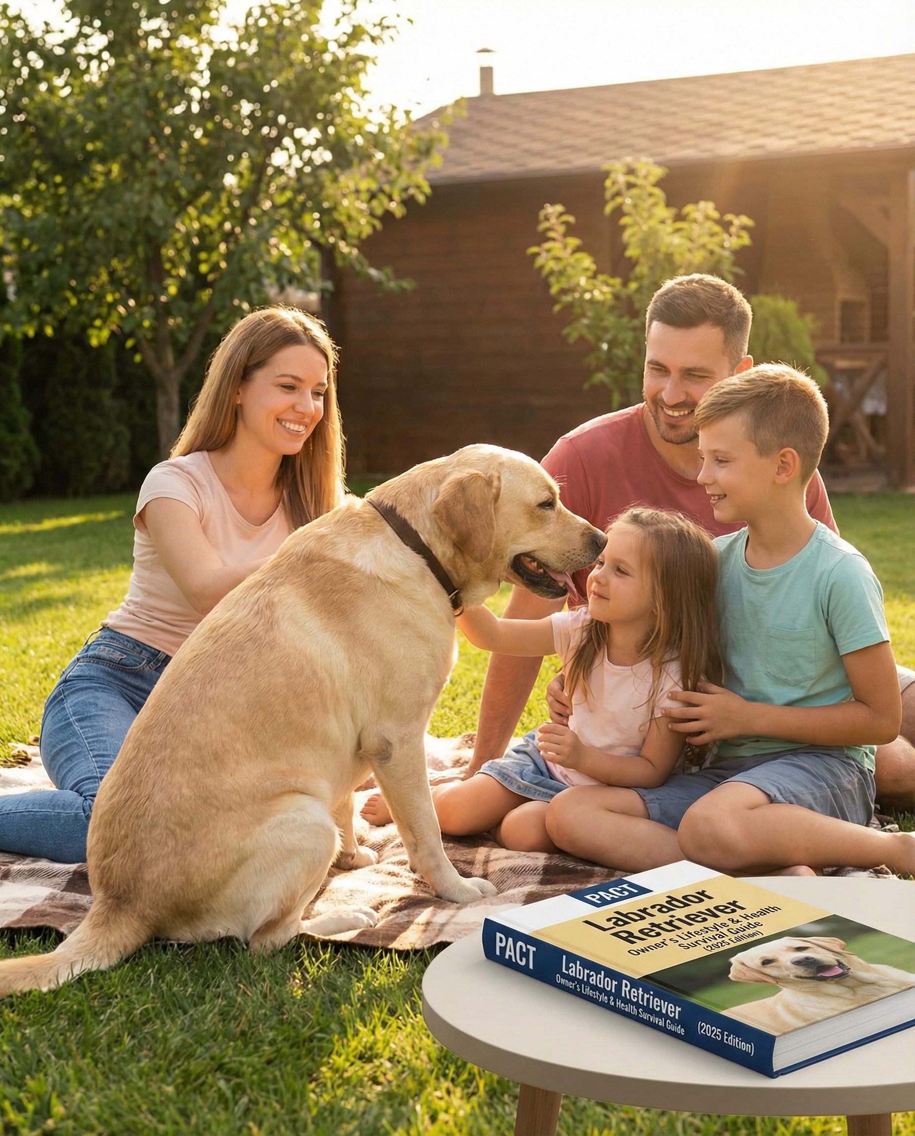 2025 edition of the PACT Labrador Retriever Owner’s Lifestyle & Health Survival Guide digital book cover
