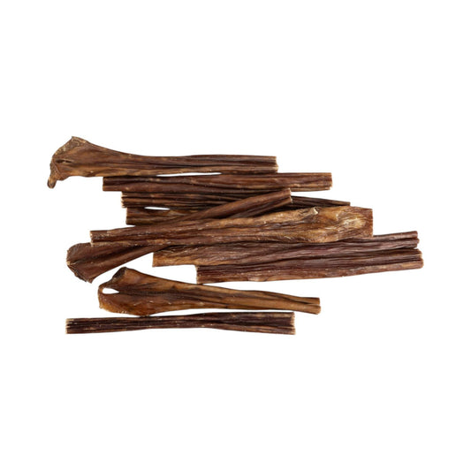 All-Natural Beef Gullet Stick dog treats, 6-inch natural chews for dental health and joint support, 10-pack
