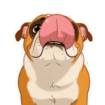 Animated Pit Bull Sticker Pack — 10 GIF Stickers | Instant Digital Download