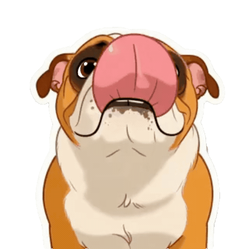 Animated Pit Bull Sticker Pack — 10 GIF Stickers | Instant Digital Download