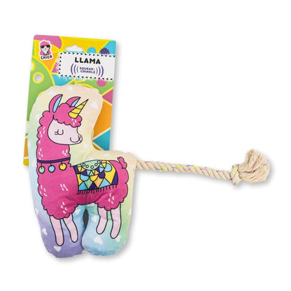 Magical Llama Plush Dog Toy – Fun Squeaker & Crinkle for Play & Cuddle