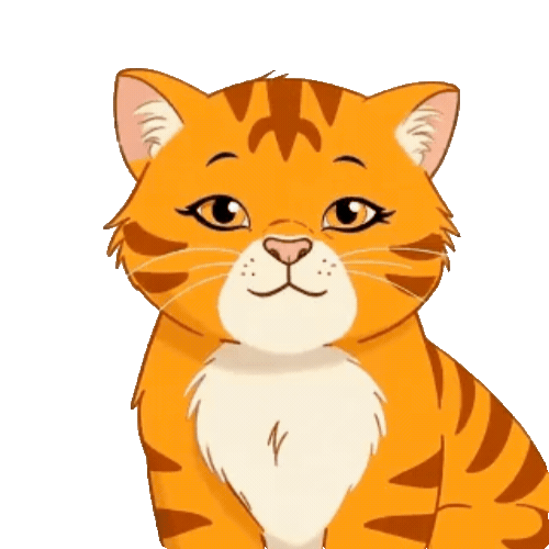 Animated Orange Tabby Sticker Pack — 10 GIF Stickers | Instant Digital Download