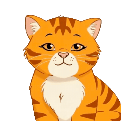 Animated Orange Tabby Sticker Pack — 10 GIF Stickers | Instant Digital Download