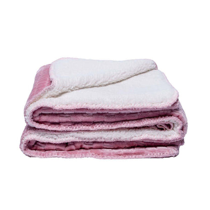 Family Textured Luxury Sherpa Pet Blanket - Soft & Comfortable 50x60