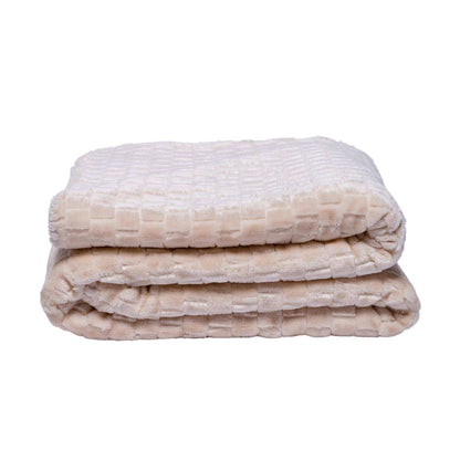 Family Textured Luxury Sherpa Pet Blanket - Soft & Comfortable 50x60