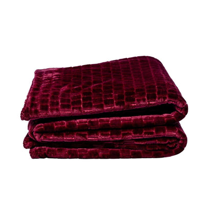 Family Textured Luxury Sherpa Pet Blanket - Soft & Comfortable 50x60