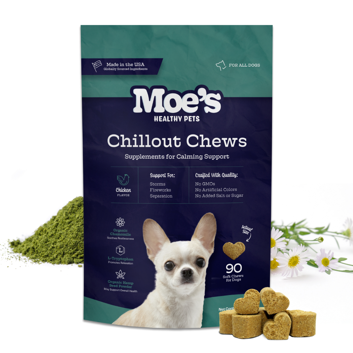 Chillout Chews for Dogs - Natural Stress Relief and Anxiety Support