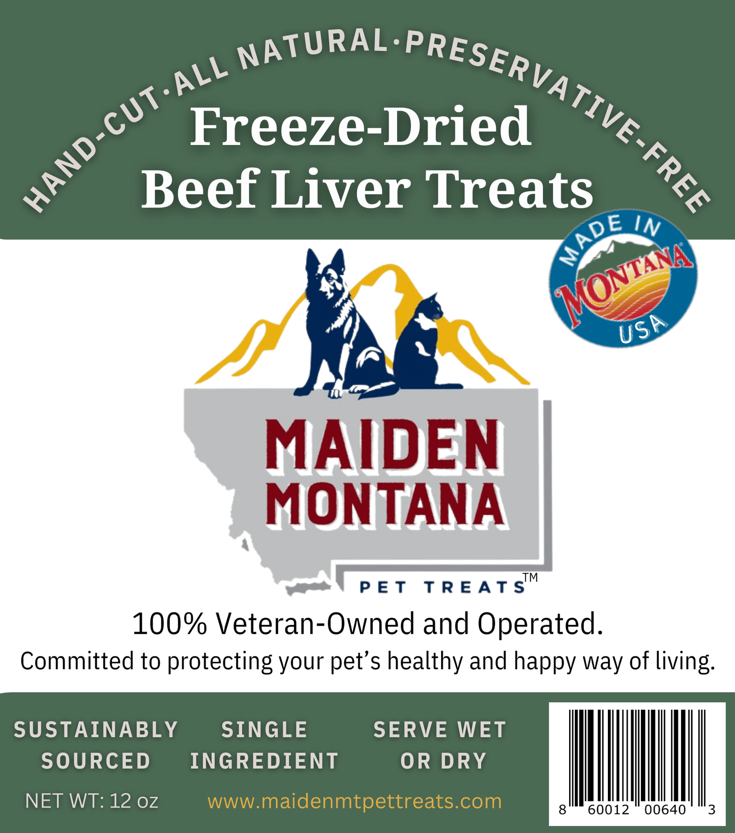Freeze Dried Treats | Beef Liver | 12oz.