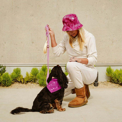 Malibu Sunset Sustainable Hemp Cotton Adjustable Dog Collar 