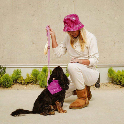 Malibu Sunset Sustainable Hemp Cotton Adjustable Dog Leash 