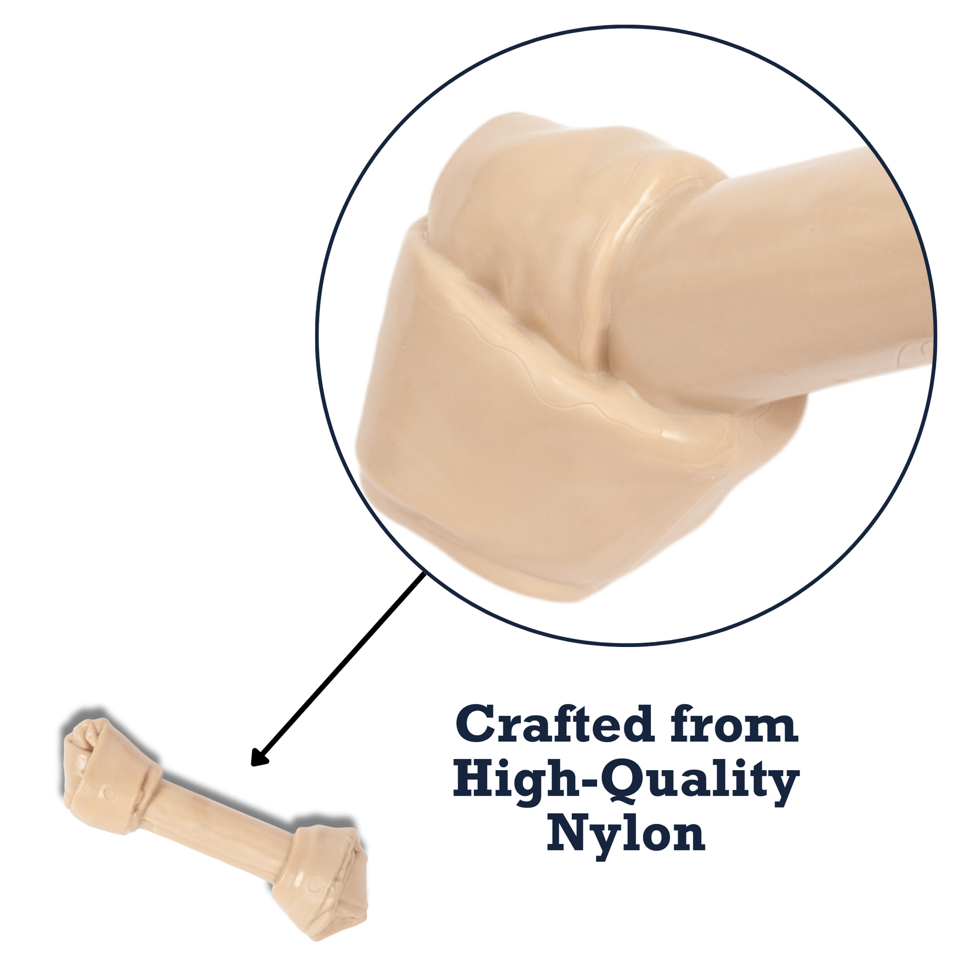 Country Living Nylon Bone Dog Chew Toy – Durable Rawhide Alternative