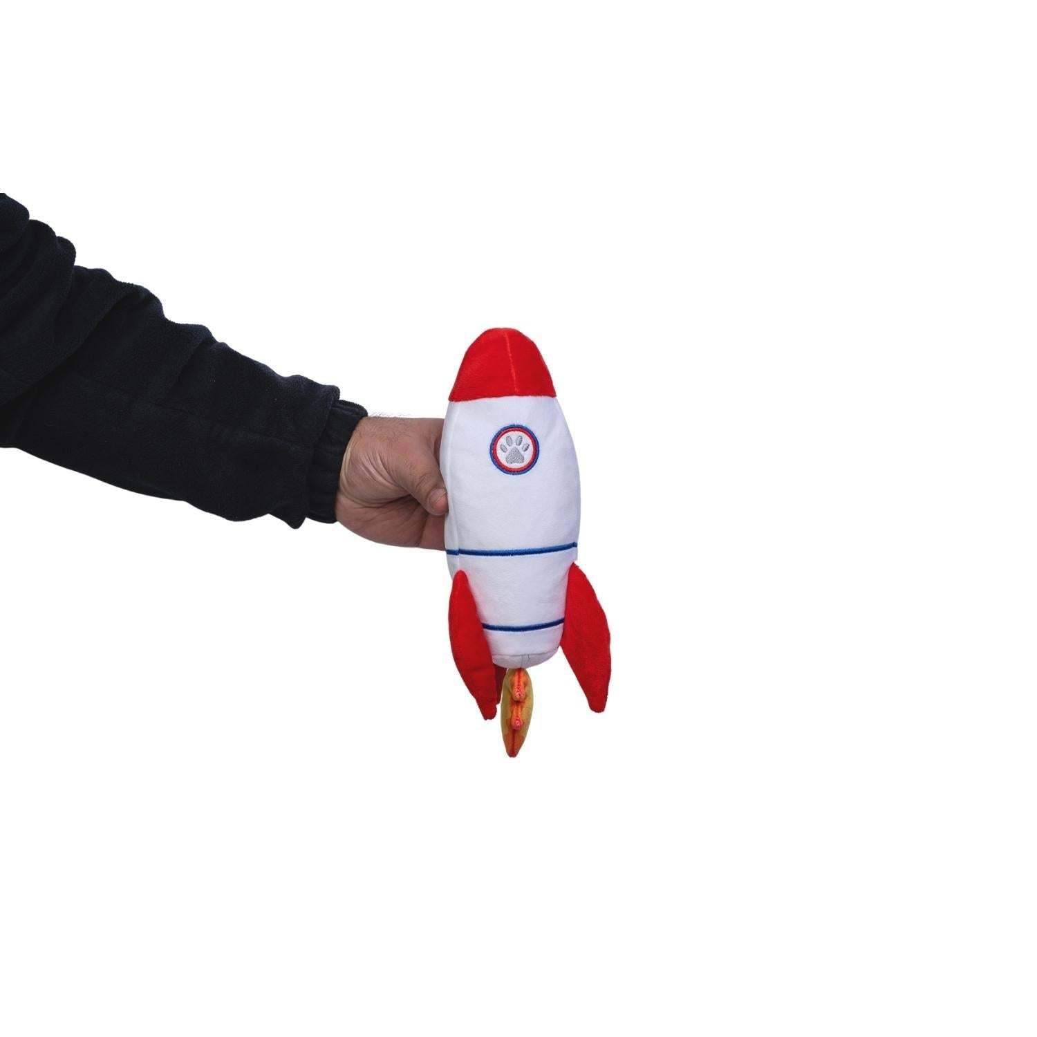 Space Alien and Rocket Plush Dog Toy Set - Fun Play & Engaging Toys