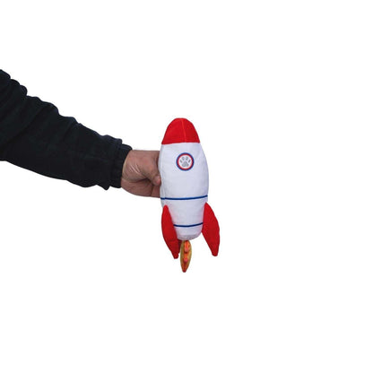 Space Alien and Rocket Plush Dog Toy Set - Fun Play & Engaging Toys