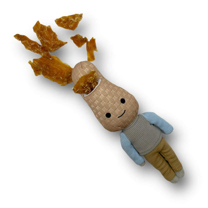 Peanut Nose Work Dog Toy: Squeaky & Treat-Hidden Fun for All Breeds