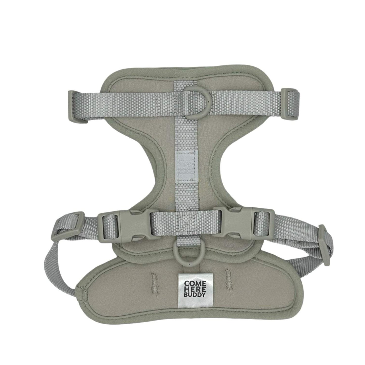 Comfortable stretchy and classic lightweight cushioned dog harness with adjustable straps and quick release buckle
