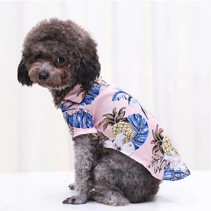 Hawaiian Pet Shirts - Stylish Summer Dog & Cat Shirts, Coconut Print