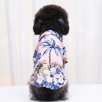 Hawaiian Pet Shirts - Stylish Summer Dog & Cat Shirts, Coconut Print