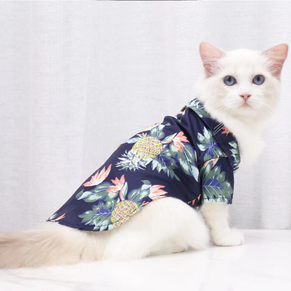 Hawaiian Pet Shirts - Stylish Summer Dog & Cat Shirts, Coconut Print