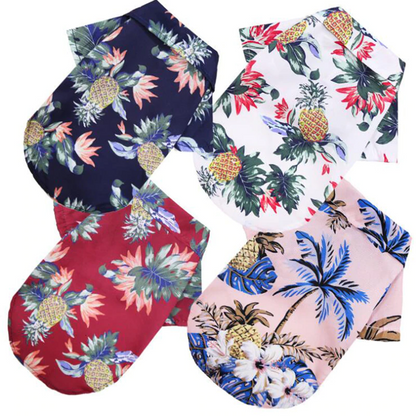 Hawaiian Pet Shirts - Stylish Summer Dog & Cat Shirts, Coconut Print