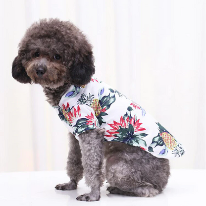 Hawaiian Pet Shirts - Stylish Summer Dog & Cat Shirts, Coconut Print
